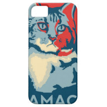 OBAMACAT 150ppi.jpg iPhone 5 Cover