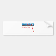 Obamanomics - is it 2012 yet? bumper sticker