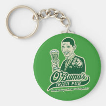 Obama's Irish Pub Key Chain