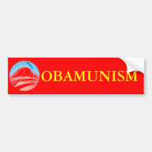 OBAMUNISM BUMPER STICKERS