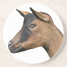 Oberhasli Goat Sandstone Coaster
