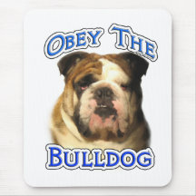 Obey the Bulldog Mousepad