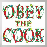 Obey the Cook Holiday Kitchen Saying Print