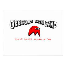 Obscure Indie Band Postcards