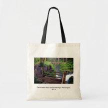 Observation deck and footbridge, Washington, U.S.A Bags