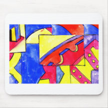 observational clockwork mouse mat