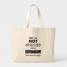 Obsessed Euphonium Tote Bag