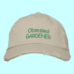 Obsessed GARDENER cap embroidered hats