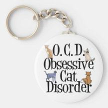 Obsessive Cat Disorder Keychains