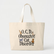 Obsessive Cat Disorder Tote Bag
