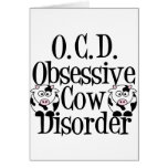 Obsessive Cow Disorder Greeting Cards