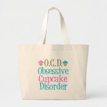 Obsessive Cupcake Disorder Tote Bags