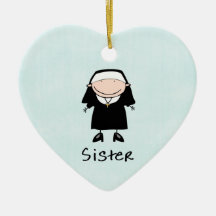 Occupation Nun Religious Vocation  Personalised Christmas Tree Ornament