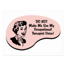 Occupational Therapist Voice Post Card