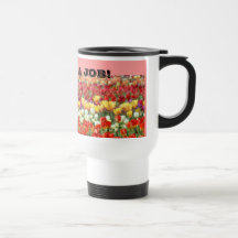 OCCUPY A JOB! Coffee Mug Gifts Tulip Flowers Field