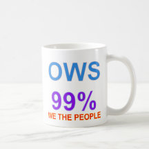 Occupy Wall Street 99% We the People Mug