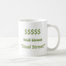 Occupy Wall Street Retro Mugs