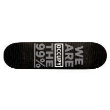Occupy Wallstreet/We are 99 Percent Skateboard