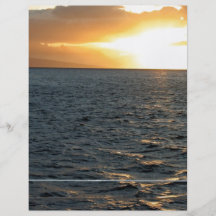 Ocean at Sunset Custom Flyer
