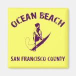 OCEAN BEACH FRIDGE MAGNET