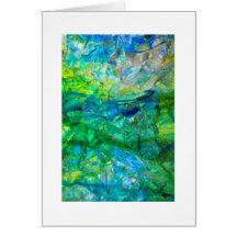 Ocean Crystals 2 Greeting Card