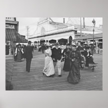 Ocean Pier in Atlantic City 1902 Poster