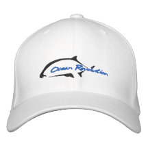 Ocean Revolution White Hat Baseball Cap
