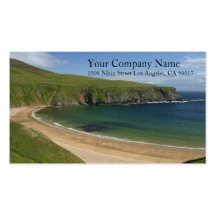 Ocean Sea Beach Rocky Mountains Shore Shoreline Business Card Templates