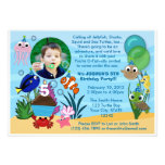 Ocean Under The Sea Birthday Invitation