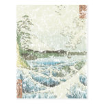 Ocean waves and Mt Fuji Postcards