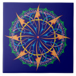 Oceanic Spiral Decorative Accent Tile