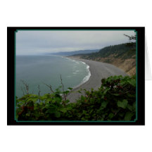 Oceans Curve Greeting Card