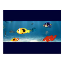 Oceans Of Fish Postcard