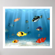 Oceans Of Fish Posters