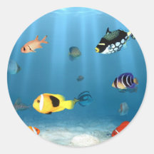 Oceans Of Fish Sticker