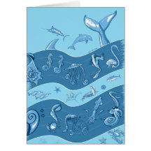 Ocean's Symphony Greeting Cards