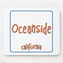 Oceanside California BlueBox Mouse Pads