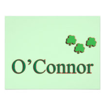O'Connor Family Personalized Announcement