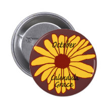 Oct Calendula  Grace button