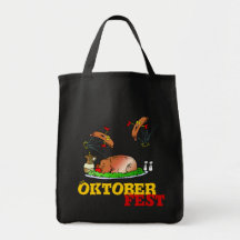 October Fest, Grub up! Canvas Bag