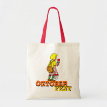 October Fest, I'm painting the town red! Tote Bag