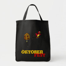 October Fest, Wake up Canvas Bags