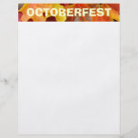 OCTOBERFEST Flyer paper Autumn Leaves