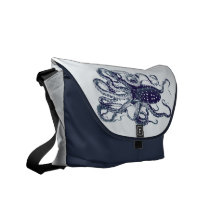 octopus messenger bag