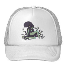Octopus Queen Mesh Hats