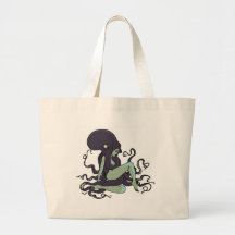 Octopus Queen Tote Bag