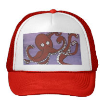 Octopus Trucker Hat