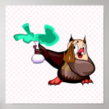 Odie Owl Print