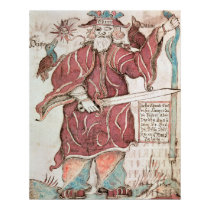 Odin, with his two crows, Hugin  and Munin posters