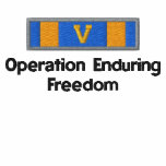 OEF Air Medal with V Embroidered Hoodie